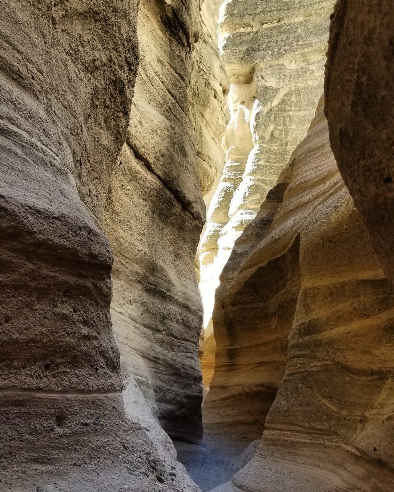 Slot Canyon in Bandelier National Monument, near Santa Fe, New Mexico.