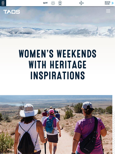 Women’s Weekends with Heritage Inspirations | skitaos.com June 2019