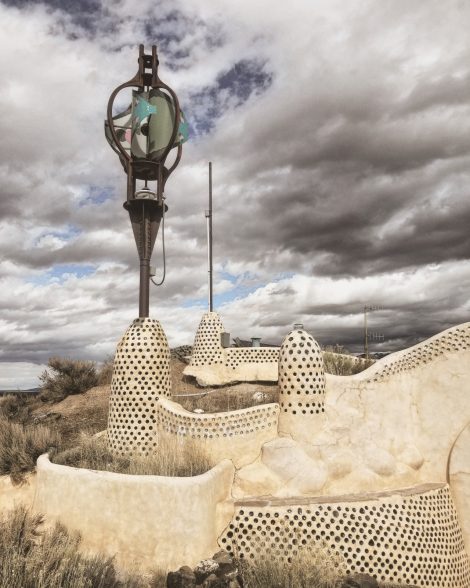 Earthship Biotecture in Taos, New Mexico.
