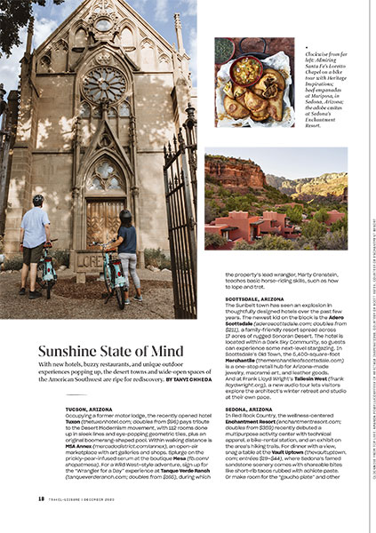 Sunshine State of Mind | Travel + Leisure Magazine December 2020